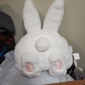 Isaac Mizrahi Soft Gray Plush Pillow